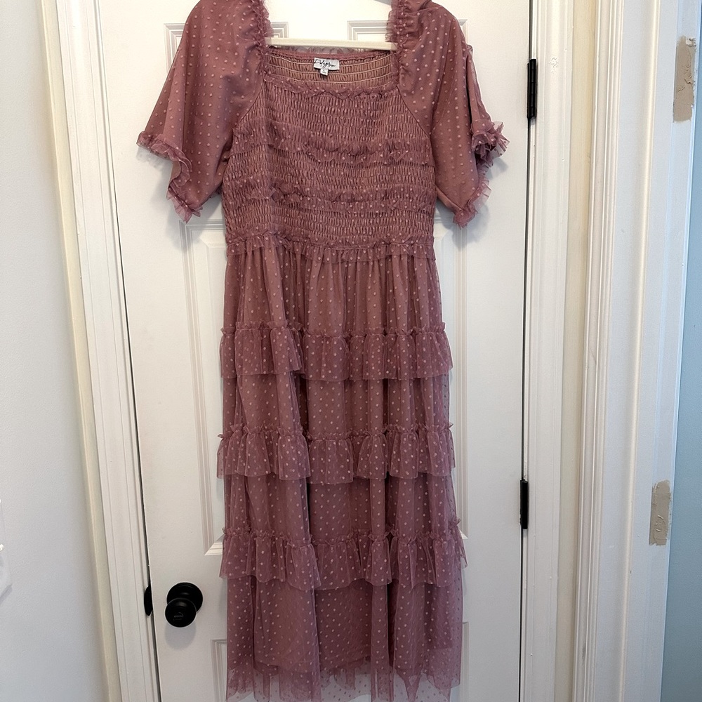 Polagram Mauve Tulle Dress